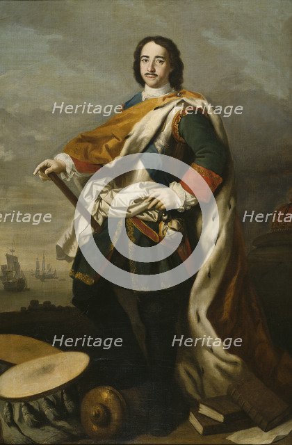 Portrait of Emperor Peter I the Great (1672-1725).