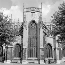 St Mary Redcliffe Church, Bristol, 1945. Artist: Eric de Maré