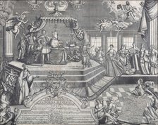 Conclusion of the Coronation of Empress Catherine I on 6 May 1724, 1724.