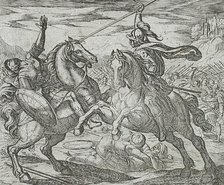 The Age of Iron, published 1606. Creators: Antonio Tempesta, Wilhelm Janson.