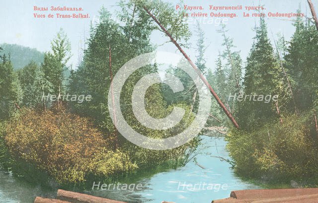 Udunga River. Udunginsky tract, 1904-1917. Creator: Unknown.
