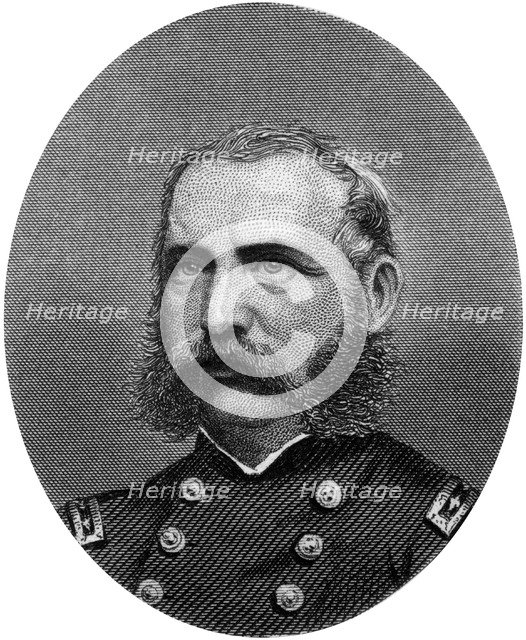 John Gray Foster, Union Army general, 1862-1867.Artist: J Rogers