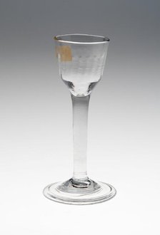Wine Glass, England, c. 1760. Creator: Unknown.