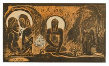 Te atua (The God), from the Noa Noa Suite, 1894. Creator: Paul Gauguin.