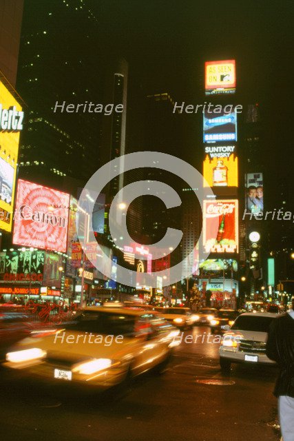 New York at Night. Artist: Unknown.