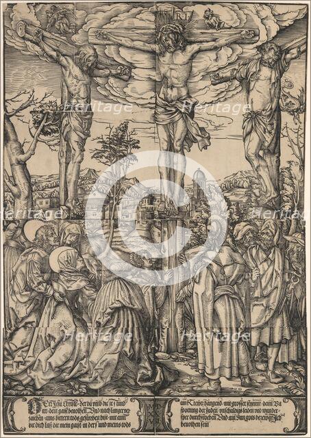 The Crucifixion, 1527. Creator: Hans Burgkmair, the Elder.