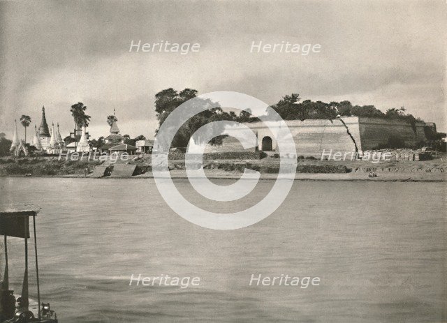 'The Murhla Fort on the Irrawaddy', 1900. Creator: Unknown.