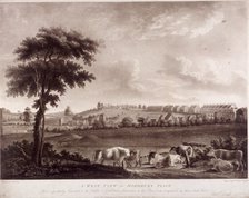 Highbury Place, Highbury, Islington, London, 1787. Artist: Robert Pollard