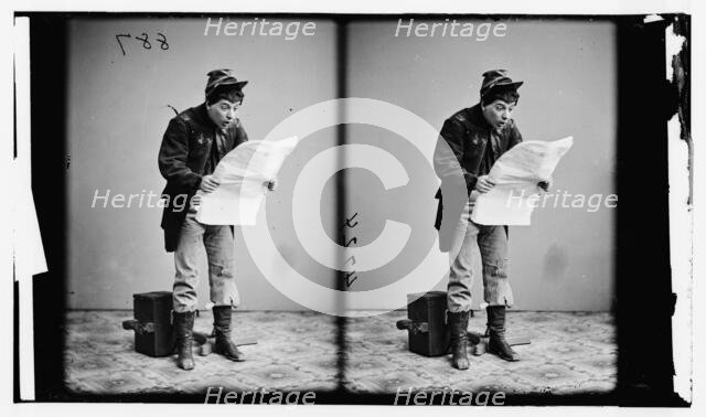 Charles Parsloe. Actor, ca. 1860-1865. Creator: Unknown.