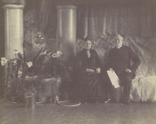 Mr. and Mrs. Charles E. Tiffany in Louis C. Tiffany's Studio, ca. 1890. Creator: George Collins Cox.