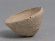 Footless Cup or Lid, Coptic, 4th-7th century. Creator: Unknown.