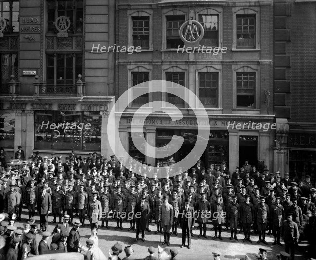 The AA Company of Road Scouts, Fanum House, Whitcomb Street, Westminster, London, 1914. Artist: Bedford Lemere and Company