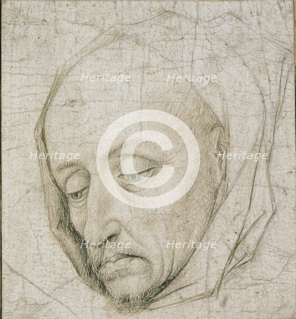 Study of the Head of an old Man, 15th century. Artist: Rogier Van der Weyden.