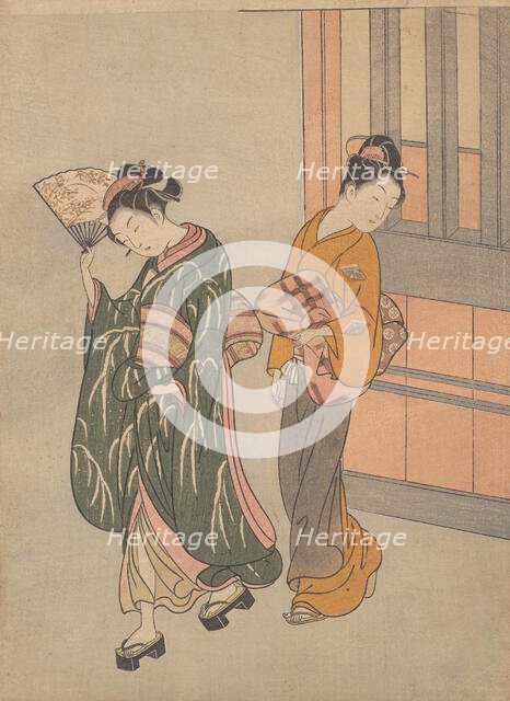 The Clear-day Mountain Wind of the Fan, ca. 1766., ca. 1766. Creator: Suzuki Harunobu.