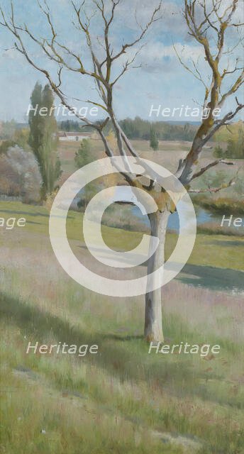 French landscape, 1880s. Creator: Ivar Nyberg.