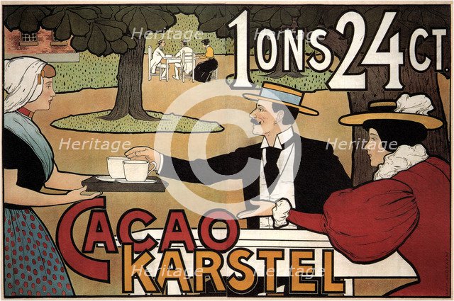 Cacao Karstel, 1897. Artist: Caspel, Johann Georg van (1870-1928)