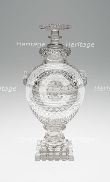 Covered Vase, England, c. 1800. Creator: Unknown.