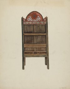 Trastero (chest), c. 1939. Creator: Marjery Parish.