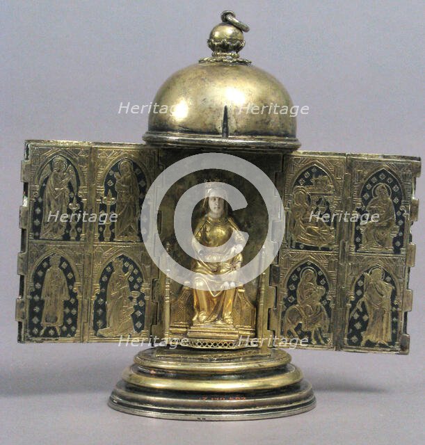 Polyptych, Franco-Netherlandish, 19th century. Creator: Unknown.