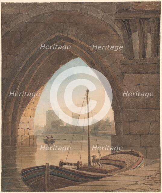 Looking under the Bridge. Creator: John Varley I.