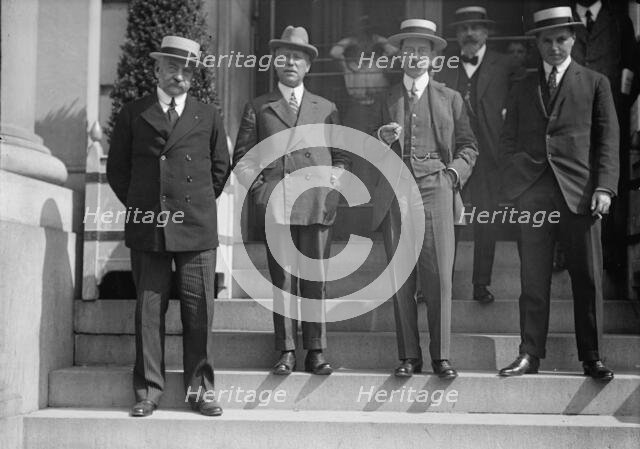 Netherlands Mission To The U.S. - Joost Vollenhoven; A.J. Von Eald; J.B. Von Der Hooven Von..., 1917 Creator: Harris & Ewing.