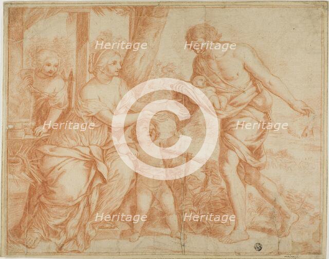 Infant Oedipus Brought Home by Shepherd, 1675/99.