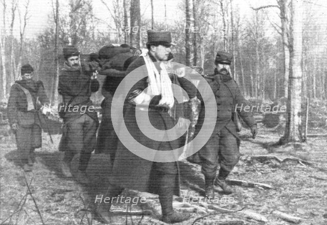 'L'entrée de l'Italie dans la Guere, le 24 mai 1915; Le corps du capitaine Bruno Garibaldi', 1915. Creator: Unknown.