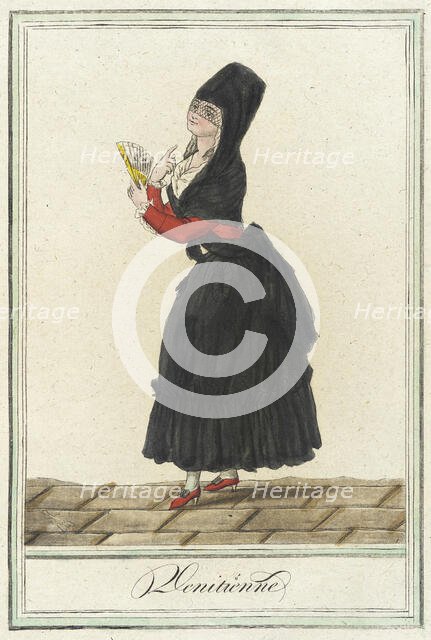 Costumes de Différent Pays, 'Venitienne', c1797. Creators: Jacques Grasset de Saint-Sauveur, LF Labrousse.