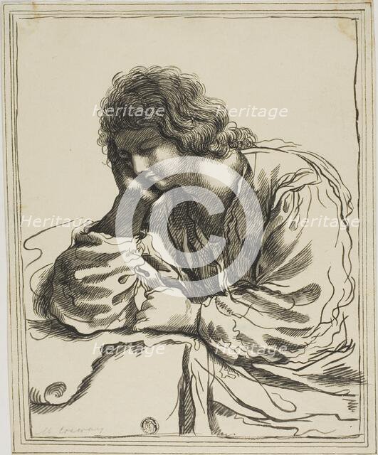 Saint John the Evangelist in Meditation, after 1650. Creator: Unknown.