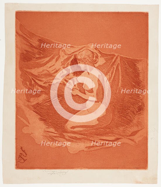 Embers Glow, 1890-97. Creator: Theodore Roussel.