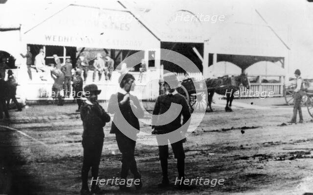 Walker's Sale Yards, c1891. Creator: Unknown.
