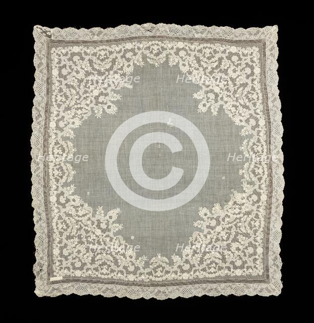 Handkerchief, American, ca. 1820. Creator: Catherine Hubert.