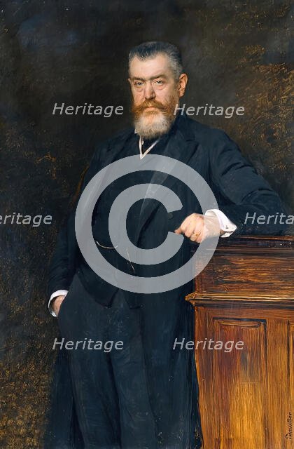 Minister of Education Dr. Gustav Marchet, 1911. Creator: Viktor Stauffer.