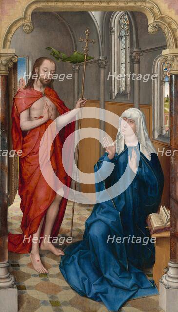 Christ Appearing to the Virgin, c. 1475. Creator: Anon.