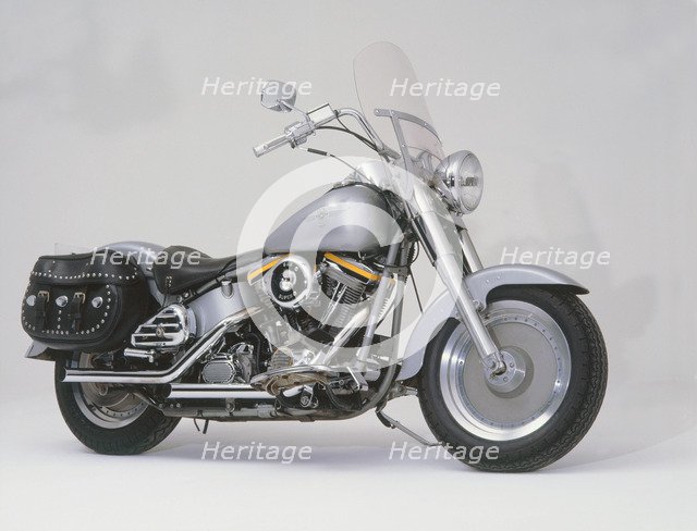 1989 Harley Davidson Fat Boy motorcycle. Artist: Unknown.