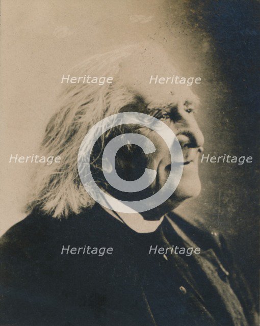 'Franz Liszt', (1811-1886). Hungarian pianist and composer, 1894-1907. Artist: Unknown.