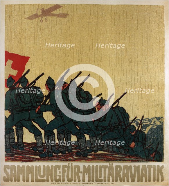 Donations to the Air Fleet, 1914. Artist: Renggli, Eduard, the Younger (1882-1939)