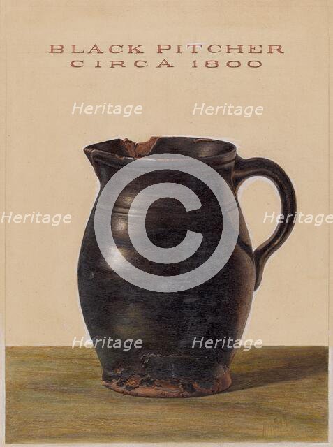 Pitcher, 1938. Creator: Philip Smith.