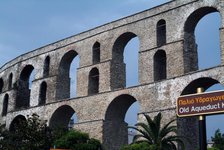 Medieval Aqueduct, Kavala, Greece, 2003. Creator: Ethel Davies.