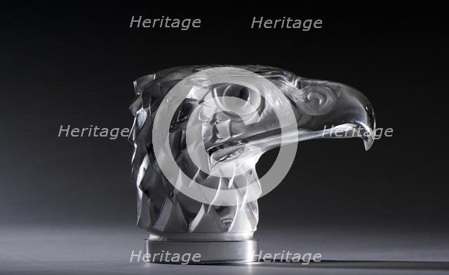 Tete d'Aigle Lalique mascot. Creator: Unknown.