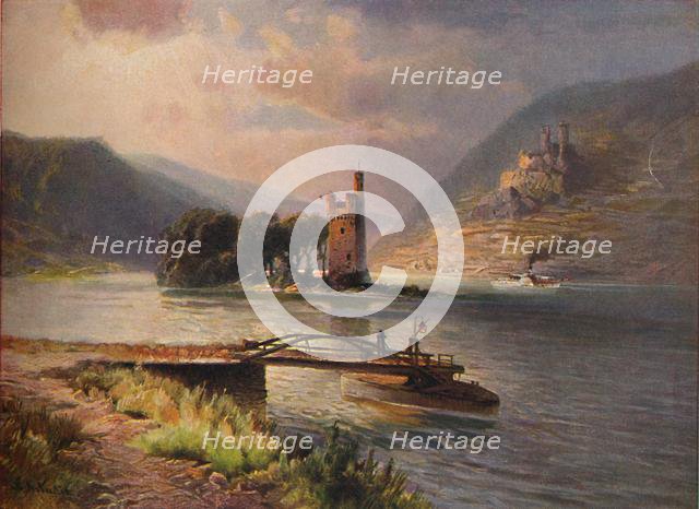 'Der Mauseturm', (Mouse Tower), 1923. Creator: Nikolai of Astudin.