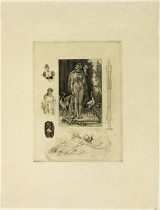 A Document on the Impotence of Love, 1894. Creator: Félicien Rops.