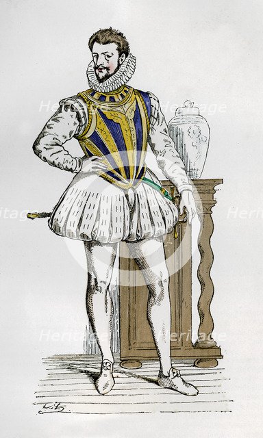 Henry I, Duke of Guise, French soldier and politician, 16th century (1882-1884). Artist: Unknown