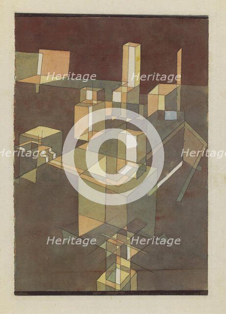 Italian City, 1928. Creator: Klee, Paul (1879-1940).