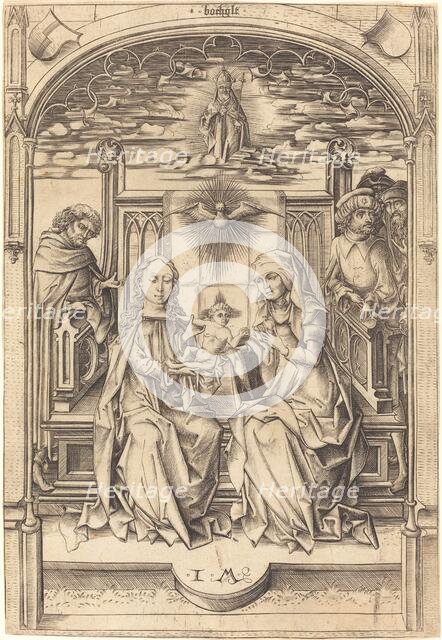 The Holy Family, c. 1475/1480. Creator: Israhel van Meckenem.