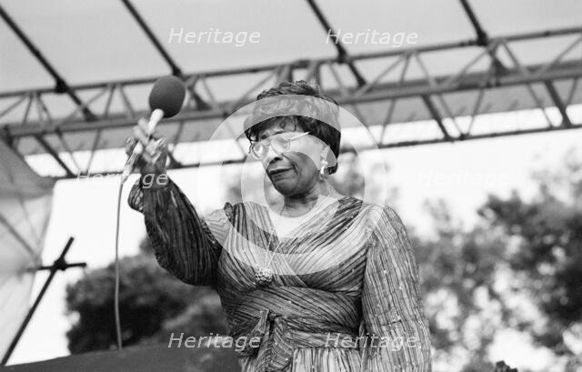 Ella Fitzgerald, Capital Jazz Festival, Knebworth, 1981.   Creator: Brian O'Connor.