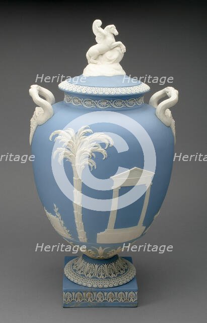 Vase, Burslem, c. 1860. Creator: Wedgwood.