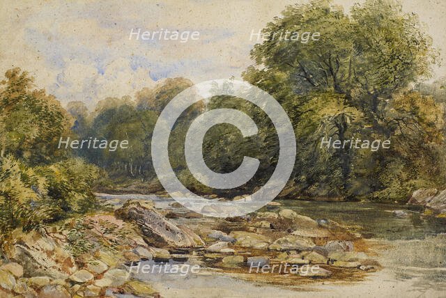 The River Bed, c1860s. Creator: David Cox the Younger.