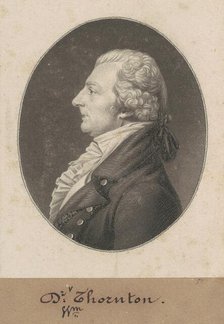 William Thornton, 1804. Creator: Charles Balthazar Julien Févret de Saint-Mémin.