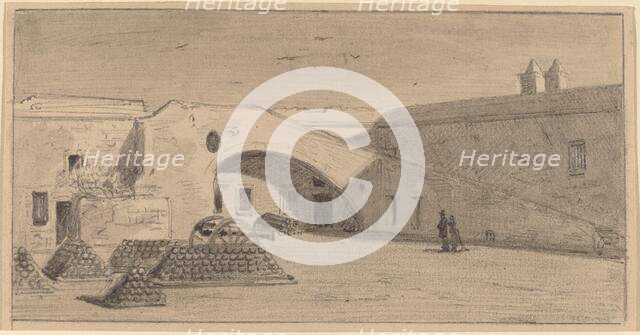 Fort Marion, Florida, c. 1874. Creator: James Wells Champney.